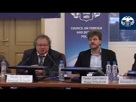 Николай Злобин  презентация доклада "Время России задавать курс"