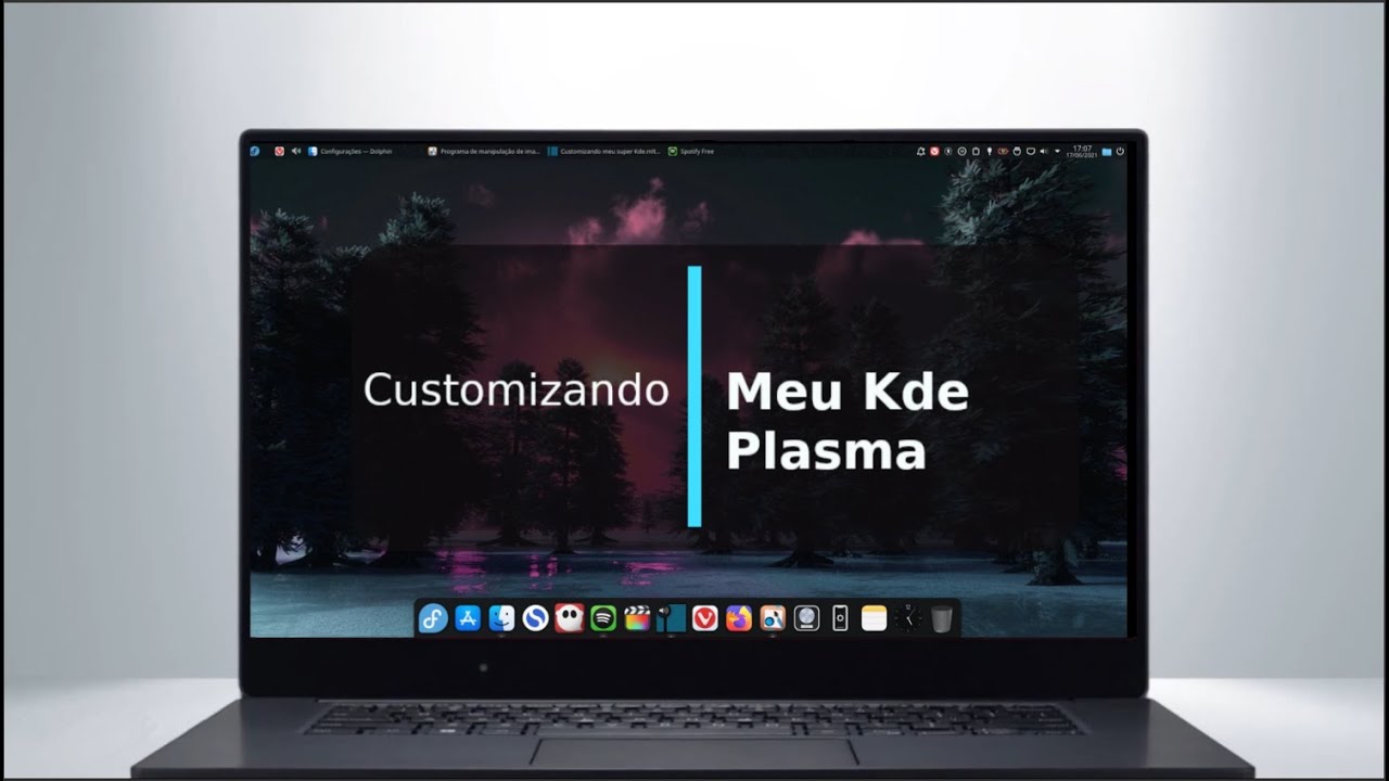 Fedora com KDE Plasma todo customizado! - YouTube