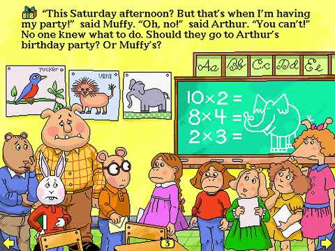 Living Books: Arthur's Birthday Full Playthrough