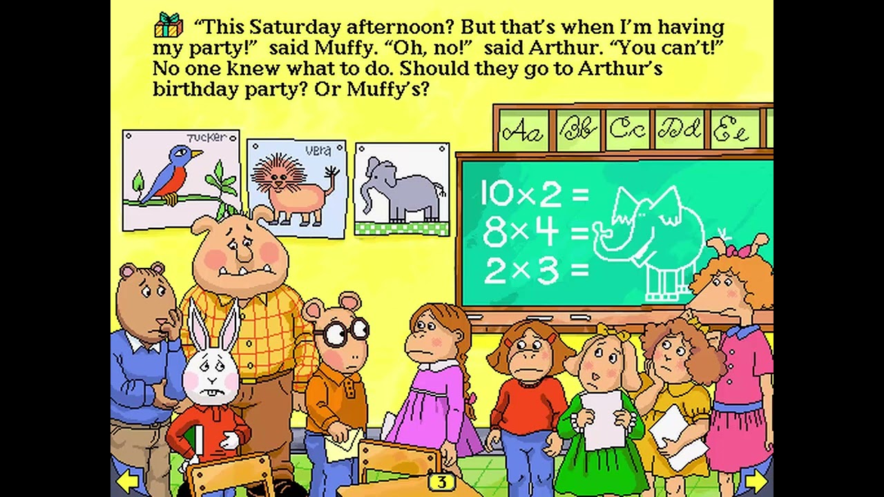 Living Books: Arthur's Birthday Full Playthrough