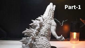 How to make Godzilla in Godzilla x Kong: The New Empire / diorama /clay