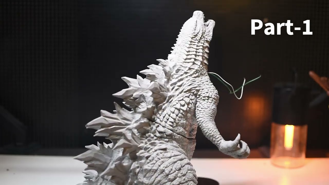How to make Godzilla in Godzilla x Kong: The New Empire / diorama /clay