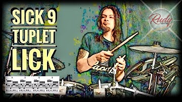 Sick 9 - Tuplet Lick (With Notation) Rudy Salerno