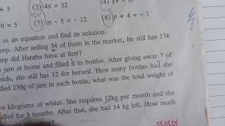 Class 6th Maths practice set 27