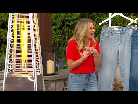 Candace Cameron Bure Pacific Denim Straight Leg Cropped Jean on QVC