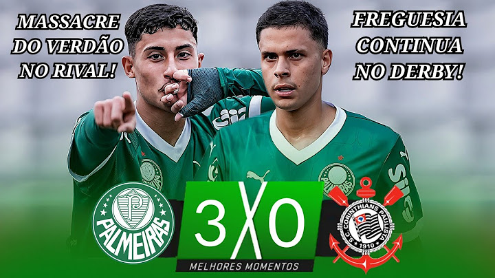Palmeiras 3 x 0 Corinthians | Goals and Highlights | Paulistão U20 2025