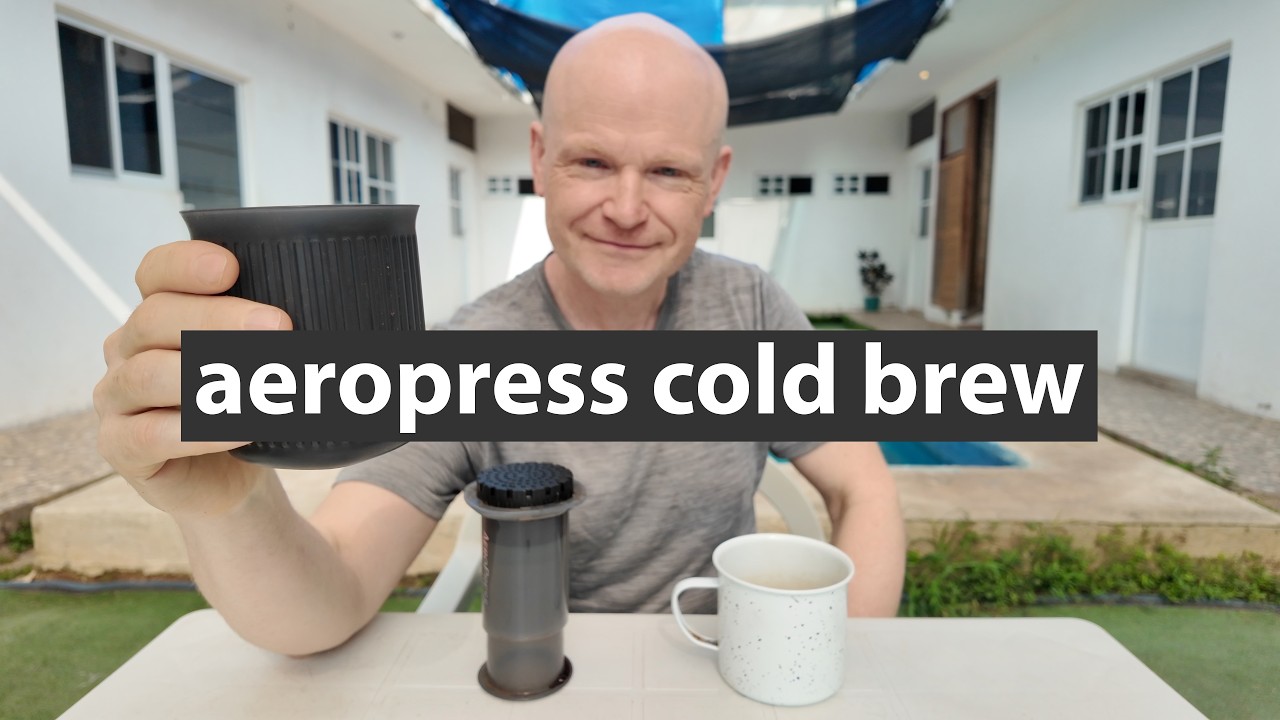 Aeropress COLD BREW guide! Game-changer for travel or camping!