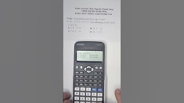 TOÁN LỚP 12 | TÍCH HỮU HƯỚNG CỦA HAI VECTƠ BẰNG MÁY TÍNH | CASIO FX 580VNX #shorts