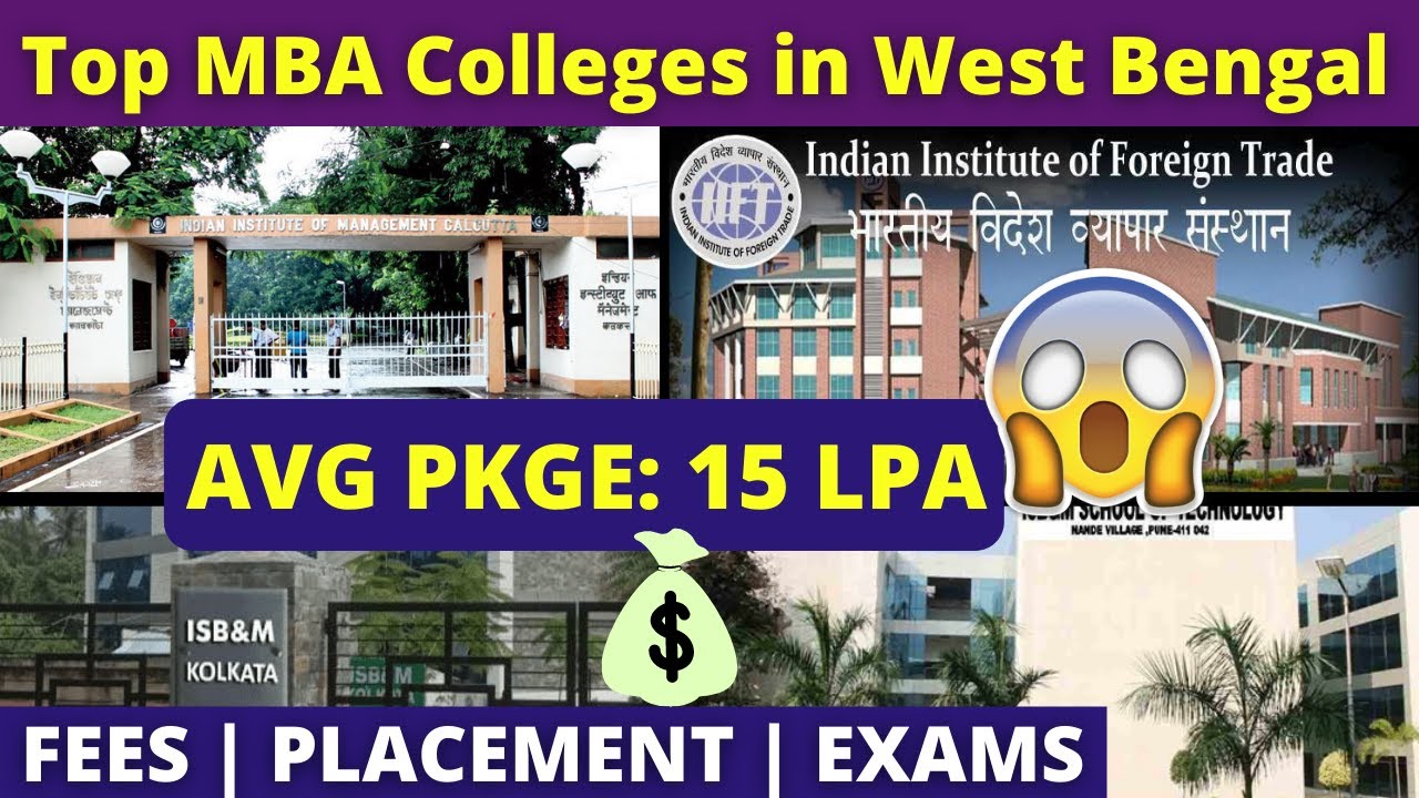 Top MBA Colleges in West Bengal ( Kolkata ) | Fees | Placement | CAT| XAT | GMAT | CNAT | IIFT