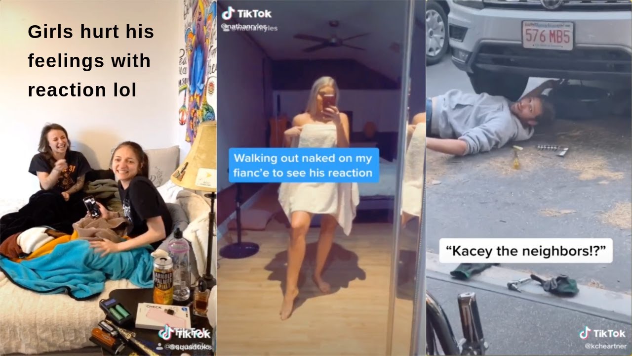 Tik Tokkers Drop The Towel! HILARIOUS Reactions lol