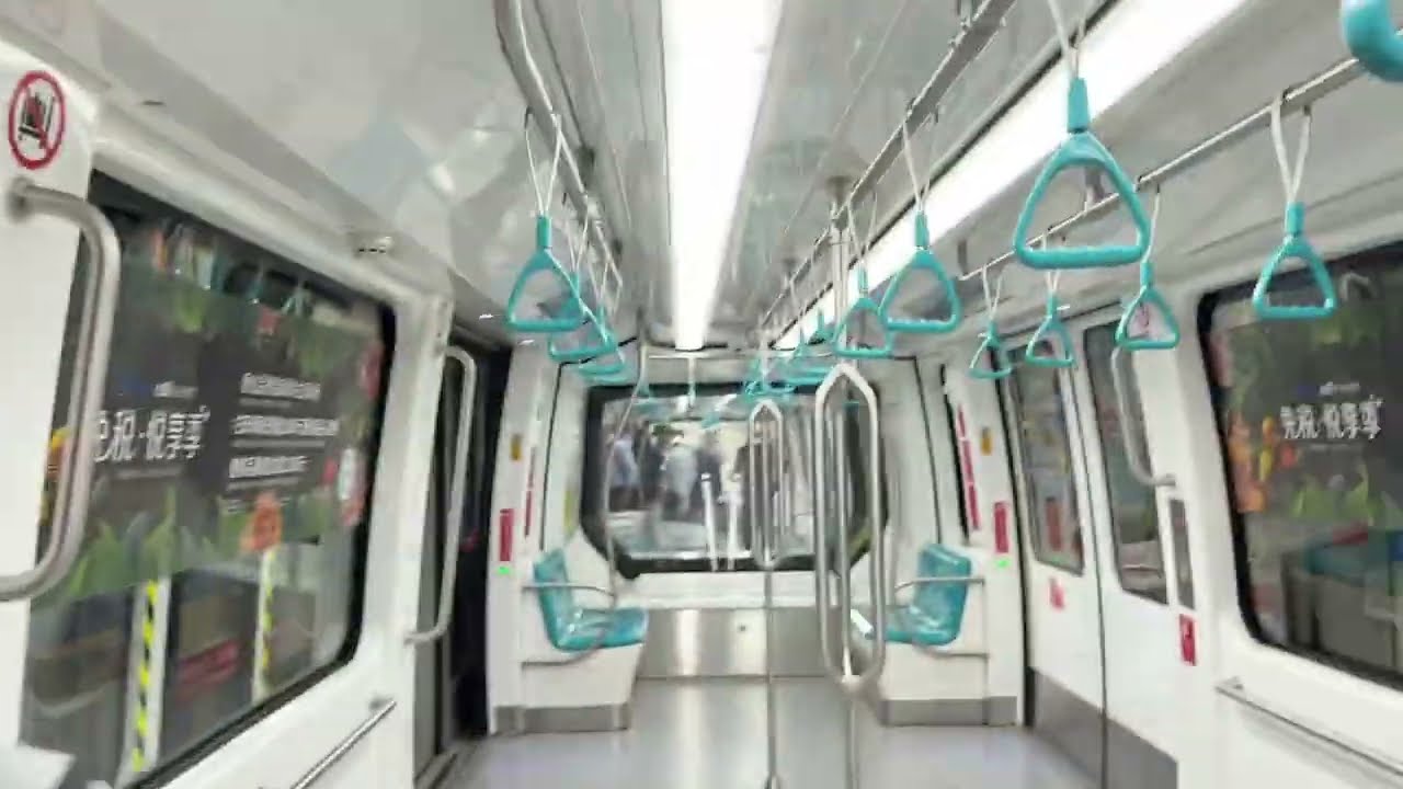 People Mover Tram at Capital PEK Airport in Beijing, China - Updated Ride!