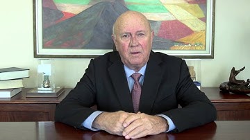 Former President FW de Klerk on first anniversary former President Nelson Mandela