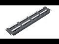 2U CAT6 RJ45 UTP 48-port patch panel