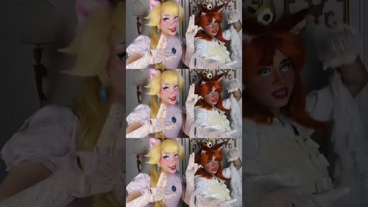 Princess Peach is a GAMER GIRL #mario #cosplay