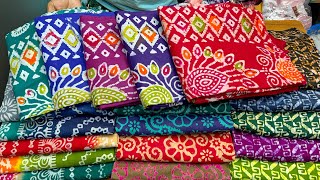 গরমে অফিস/ভার্সিটি রেগুলার ইউজের বেক্সি বাটিক থ্রিপিস সরাসরি পাইকারী দামে | Bexi batik three piece 