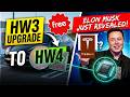 Tesla HW3 to HW4 FREE Upgrade: Confirmed? Tesla HW3 Owners SHOCKED! Elon Musk Just Reveal! HW3vsHW4