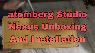 atomberg Studio Nexus 1200mm BLDC Ceiling Fan Unboxing with installation