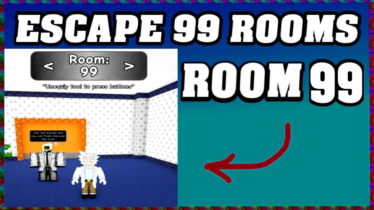 ROOM 99 ESCAPE 99 ROOMS Roblox Walkthrough [Full Guide English] 🗝️ ...