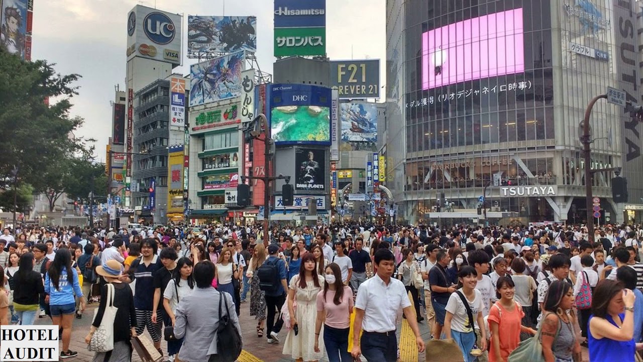 Япония Сибуя Перекресток 7 дорог в Сибуя Shibuya Crossing 8 1 Hotel ...