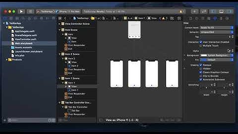 Add Tab Bar Controller with storyboard.