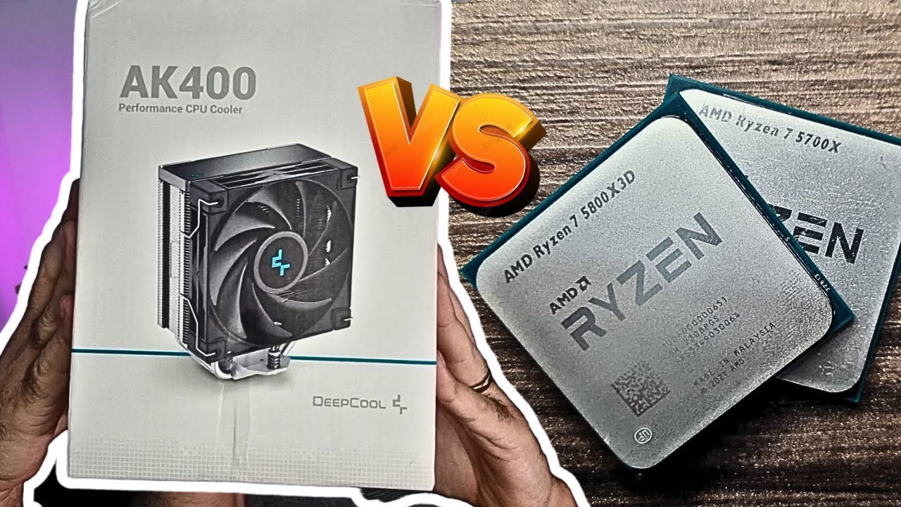 DEEPCOOL AK400 VS RYZEN 7 5800X3D VS RYZEN 7 5700X, THE BEST AIR
