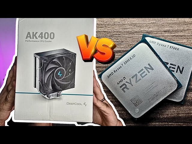 DEEPCOOL AK400 VS RYZEN 7 5800X3D VS RYZEN 7 5700X, THE BEST AIR