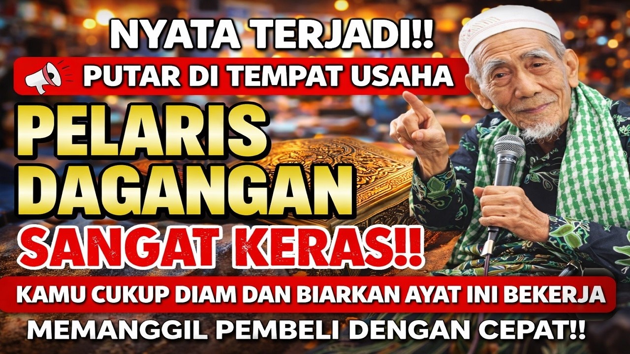 NYATA TERJADI !! DOA PELARIS DAGANGAN CUKUP DIPUTAR DITEMPAT USAHA PEMBELI BERDATANGAN