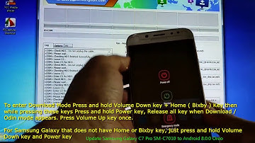 Update Samsung Galaxy C7 Pro SM-C7010 to Android 8.0.0 Oreo