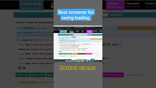 Follow @TechnoTrader230 swing trading screener stocktrading chartink chartinkscanner