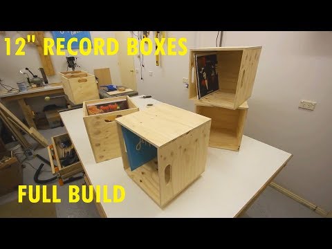 full build - making plywood boxes for 12 inch vinyl records
