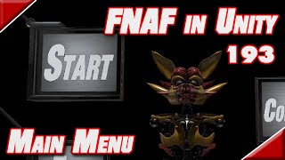 FNAF VR in Unity 193 Main Menu