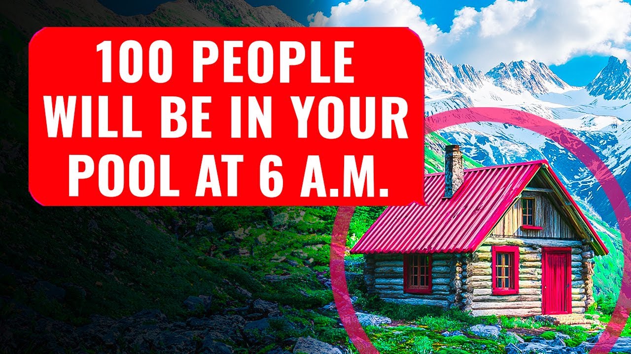 Звонок из HOA в 3:54 утра и сообщение о том, что в 6 утра в моем бассейне будет 100 человек. Я вл...