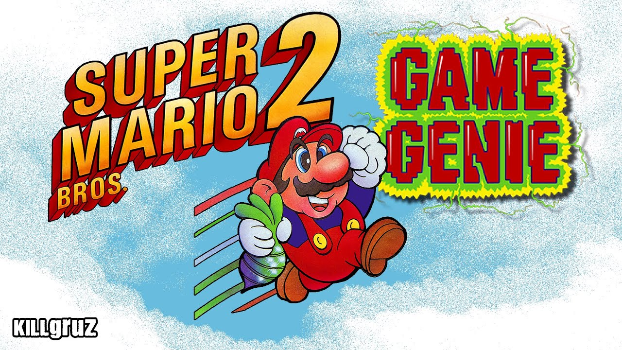 Super Mario Bros game Genie. Game Genie.