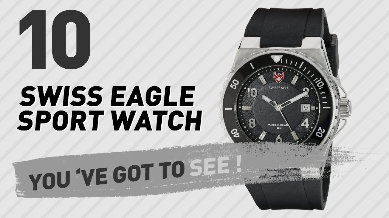 Swiss Eagle Sport Watch For Men // New & Popular 2017