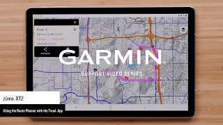 Garmin Support | zūmo® XT2 | Route Planning with the Tread® App screenshot 2