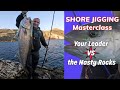 Masterclass shore jigging 2  le leader le poisson et les rochers  exploit big amberjack