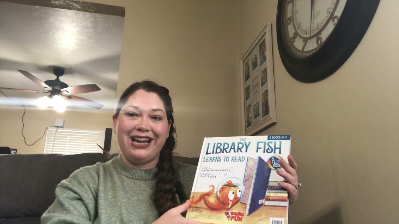 The Library Fish Learns to Read! Check out this cute second story of the Library Fish!
