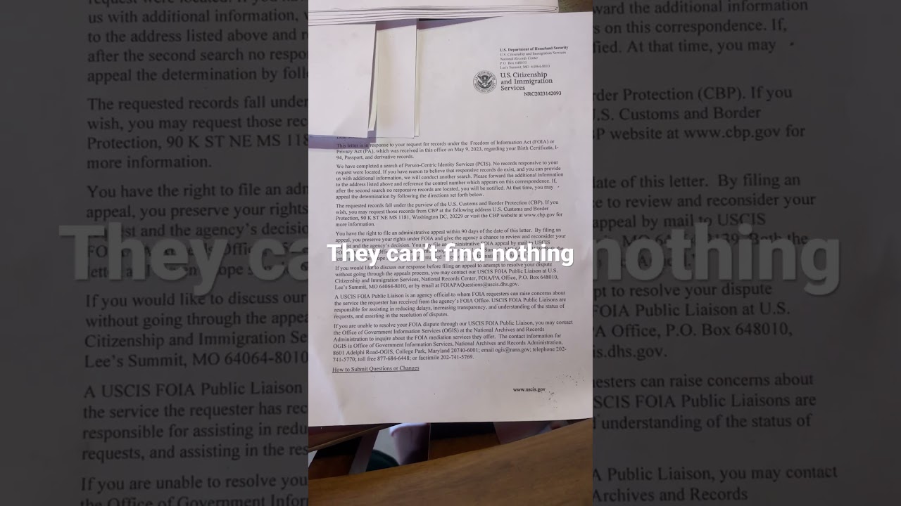 Urgent FOIA request update 