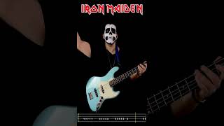 Invaders - Iron Maiden | 1 | #shorts  #ironmaiden  #ironmaidencover #basscover #bassplayer  #guitar