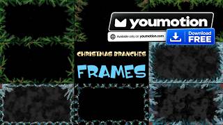 Free Christmas Branches Frames - Hand-Drawn Holiday Frames (Ae, Pr, Dr, FCPX) screenshot 2