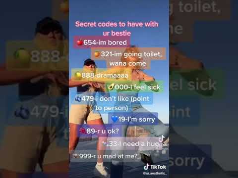 Secret Codes For You And Your Best Friend Short
