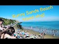 Sunny sands| Folkestone,kent|beach near London| Uk beach| beach travel Vlog |Lifefiction of London