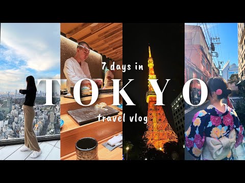 Tokyo Travel Vlog: Best Food To Try & Must See Places! | Omakase🍣, Sensoji, DisneySea, Shibuya Sky