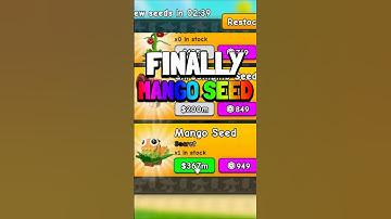 When MANGO SEED is finally in stock Plants Vs Brainrots #roblox #robloxfyp #plantsvsbrainrots
