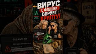 Майкрософт нашёл вирус, а бабки уже жгут флешки #крипта #флешка #хакеры #биткоин #бабки