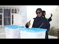 Musharax Xildhibaan Golaha Wakiillada Galmudug Haweeya Ismaaciil oo maanta ka codeysay Dhuusamareeb.