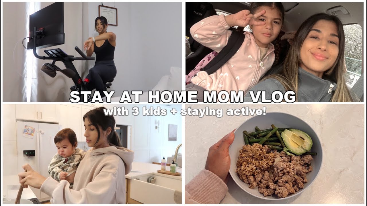 VLOG: Stay at home mom content, workouts, meal prepping, Yesoul + renovation updates!