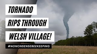 Tornado In The UK - Tornado DESTROYS Roof in NORTH WALES - Tornado in North Wales Village!