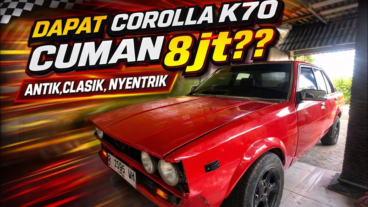 ANGKUT MOBIL USIA 46 TAHUN ,TAPI MASIH MULUS || COROLLA DX K70 TAHUN 1980 ❗️❗️❗️