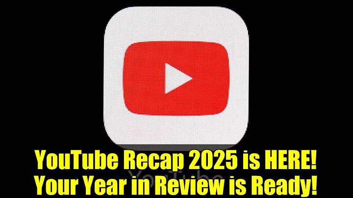 YouTube Recap 2025 is HERE! Your Year in Review is Ready!